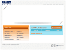 Tablet Screenshot of career.kagum-hotel.com